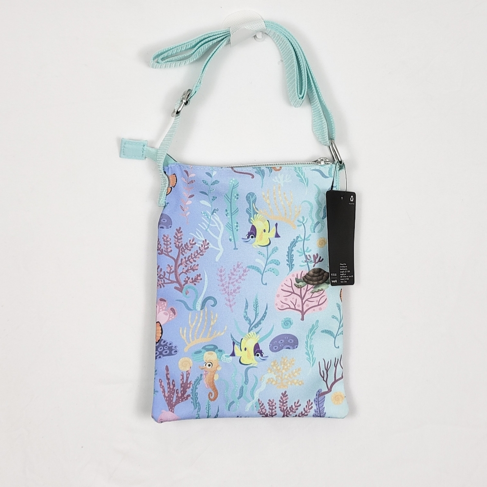 Loungefly Disney Pixar Finding Nemo Coral Reef Passport Crossbody Bag - Picture 2 of 6